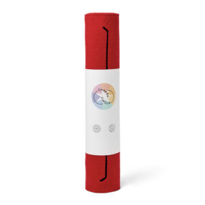 Handmade Cotton Yoga Mat -Red