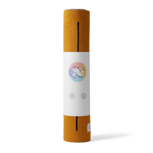 Handmade Cotton Yoga Mat - Mustard